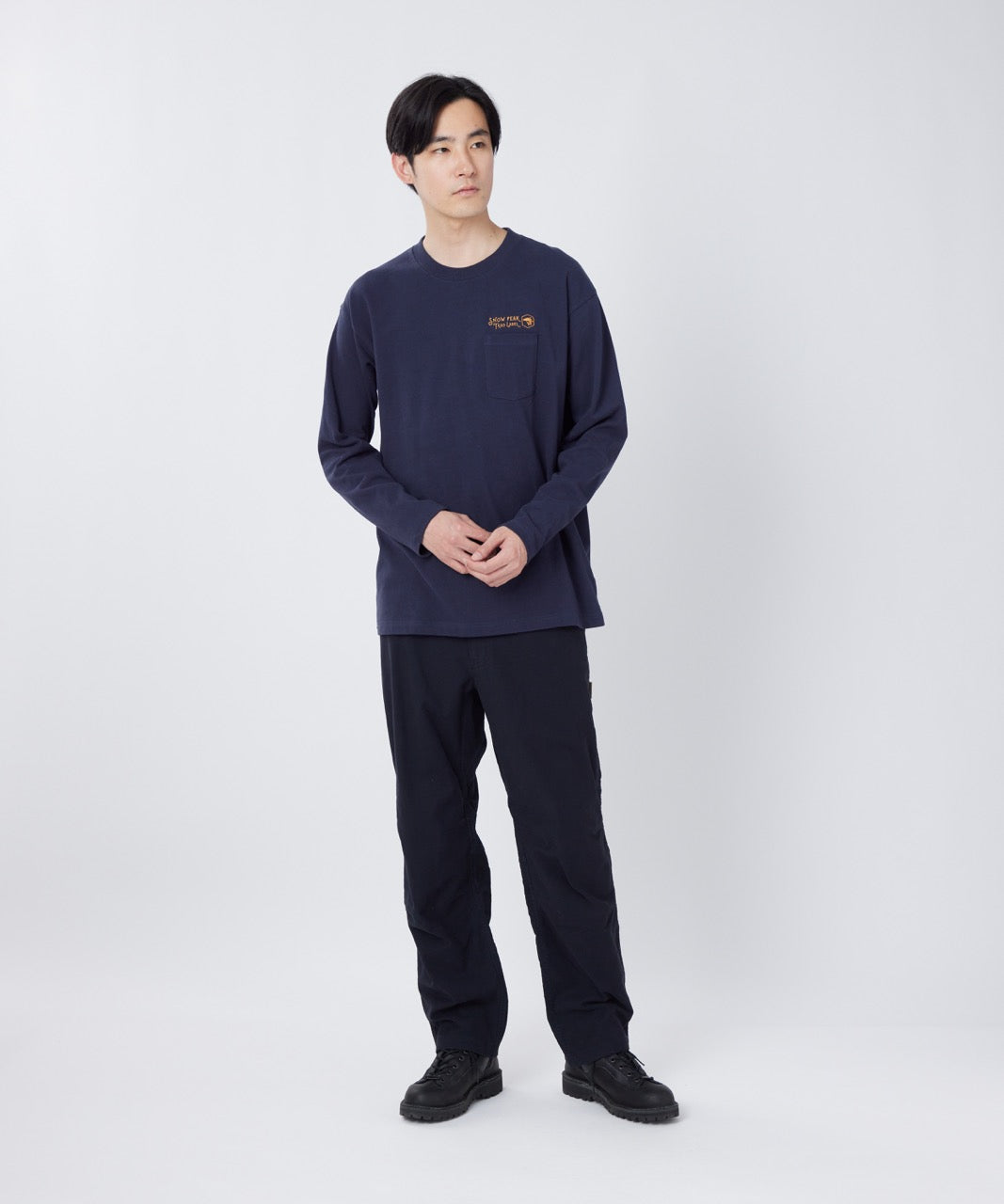 Snow Peak Trad Label Pocket L/S Heavy T-Shirt