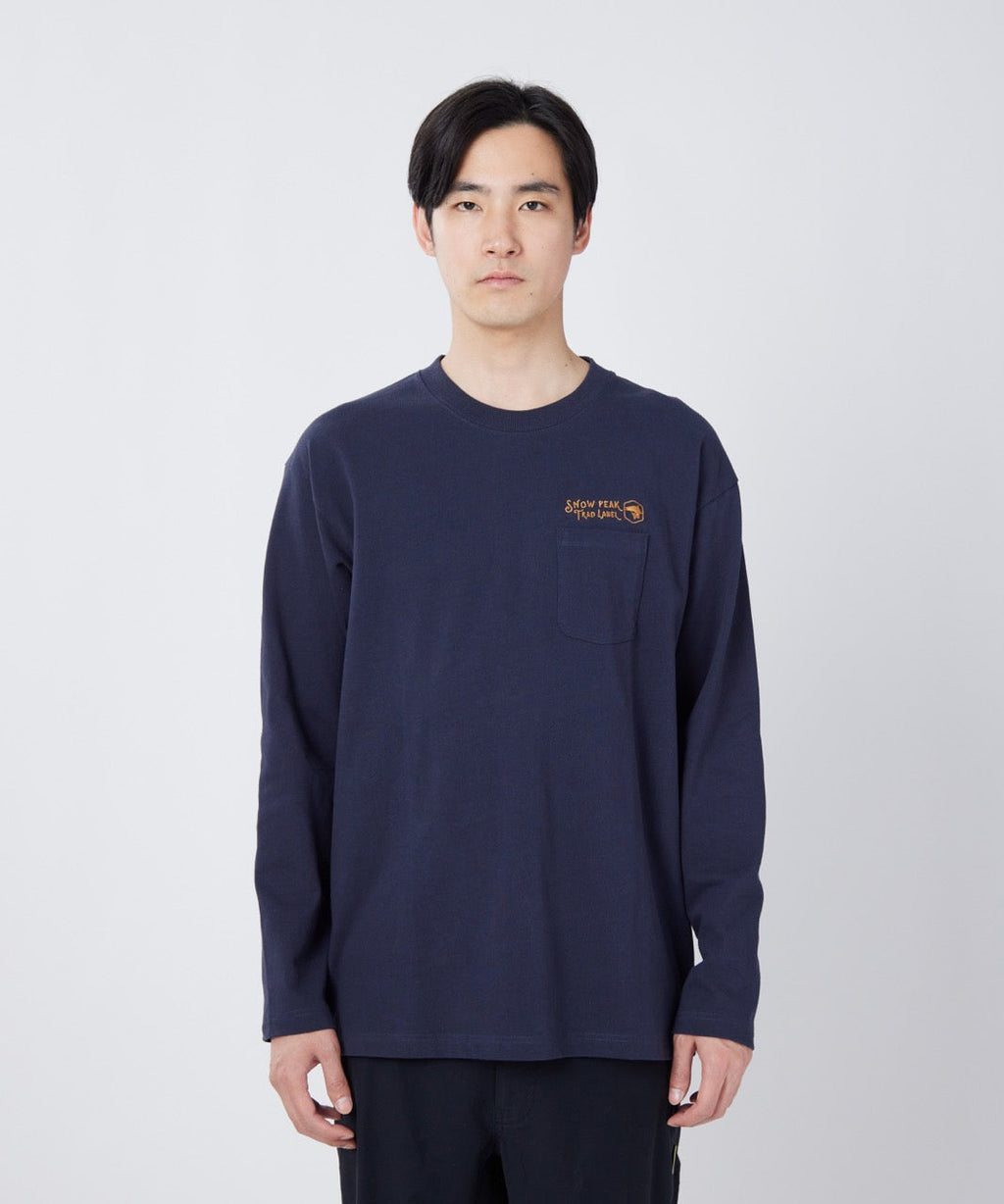 Snow Peak Trad Label Pocket L/S Heavy T-Shirt