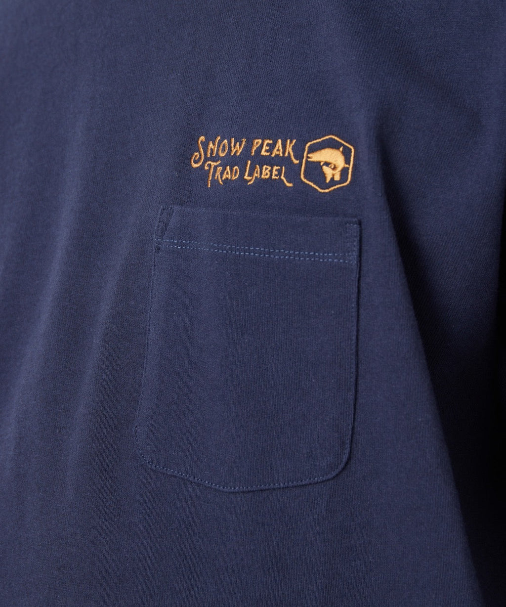 Snow Peak Trad Label Pocket L/S Heavy T-Shirt