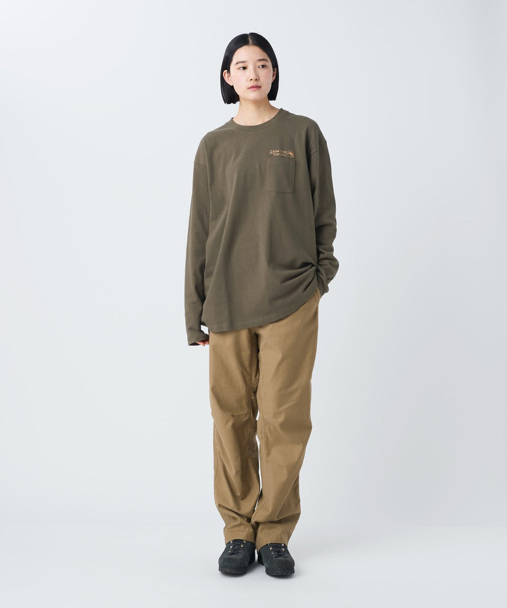 Snow Peak Trad Label Pocket L/S Heavy T-Shirt