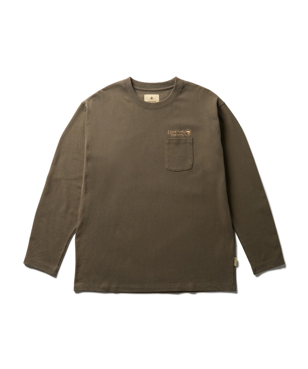 Snow Peak Trad Label Pocket L/S Heavy T-Shirt
