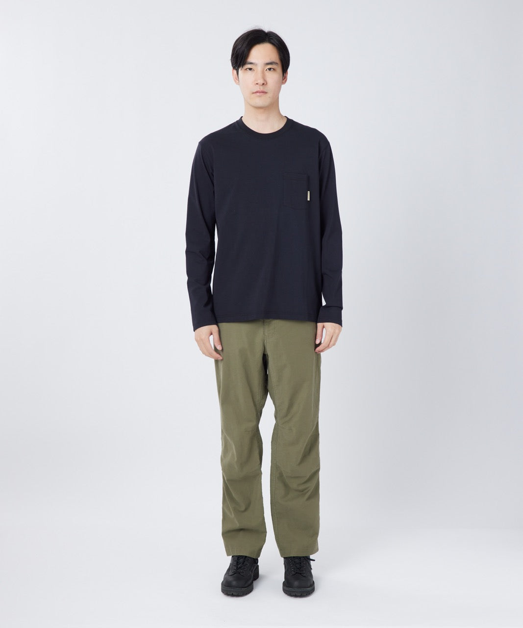 Snow Peak Trad Label Sunset Plating L/S T-Shirt