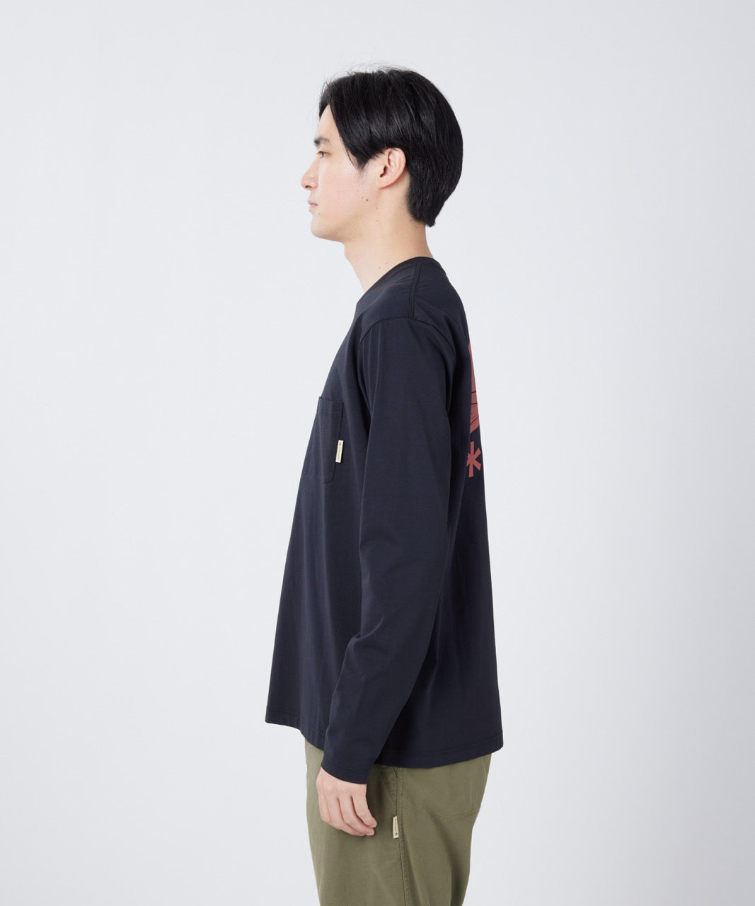 Snow Peak Trad Label Sunset Plating L/S T-Shirt