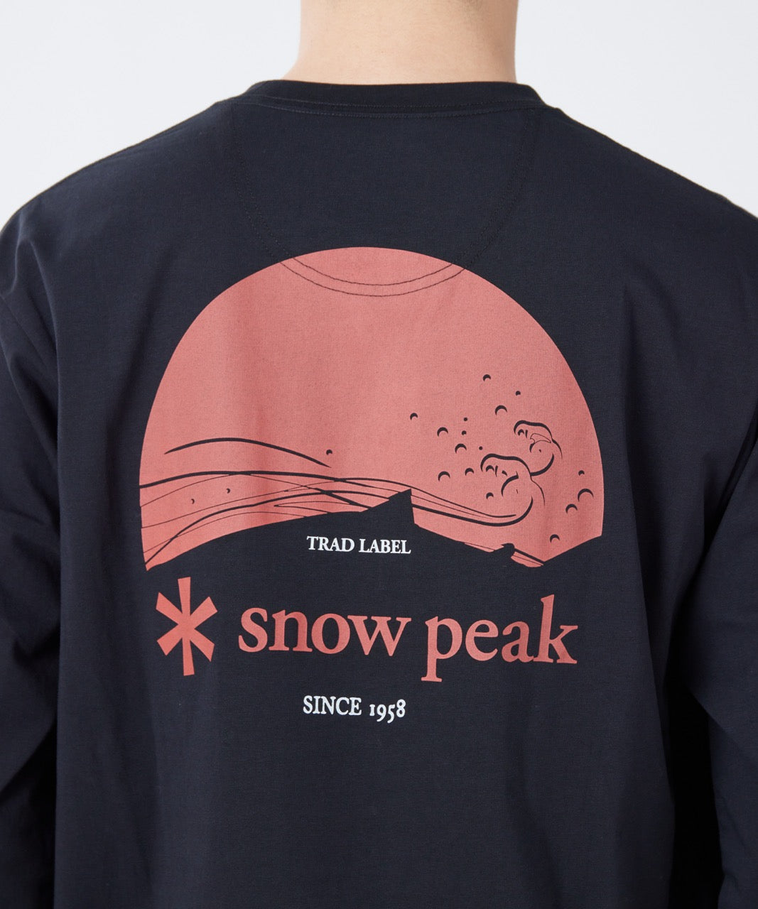 Snow Peak Trad Label Sunset Plating L/S T-Shirt
