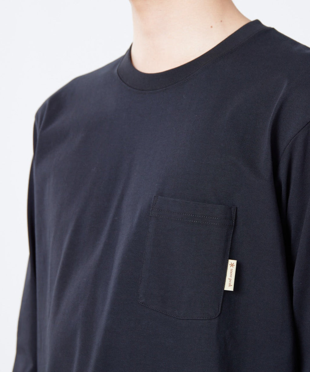 Snow Peak Trad Label Sunset Plating L/S T-Shirt
