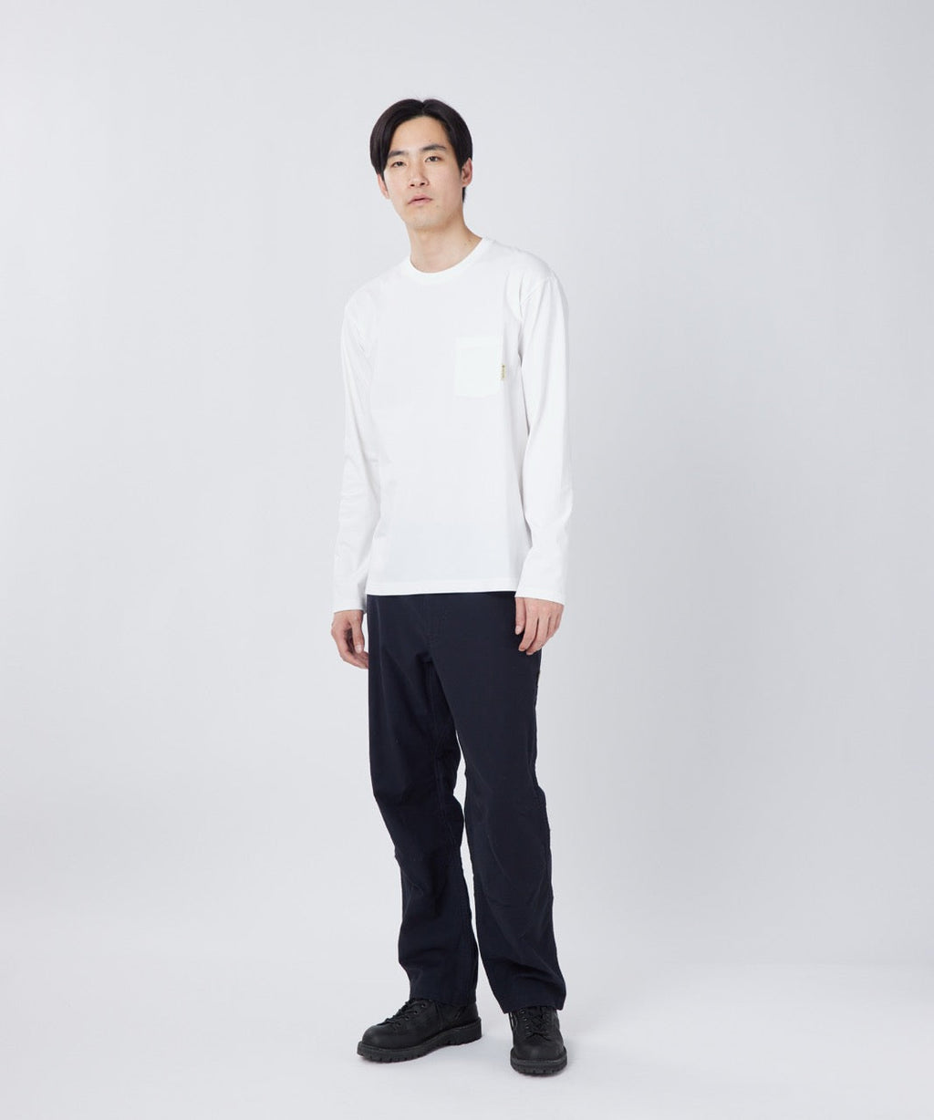 Snow Peak Trad Label Sunset Plating L/S T-Shirt