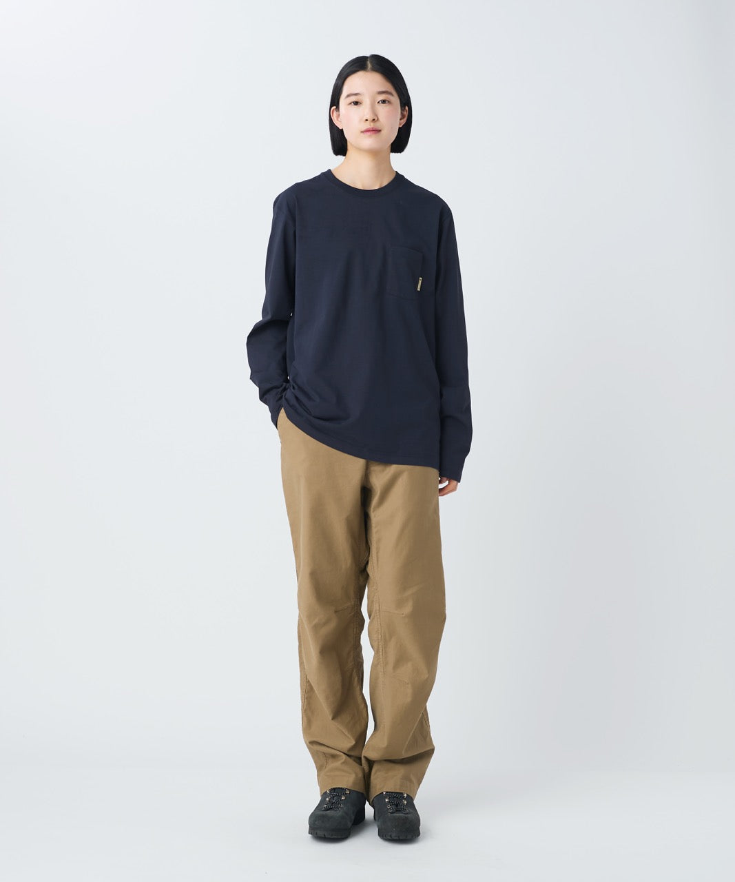 Snow Peak Trad Label Sunset Plating L/S T-Shirt