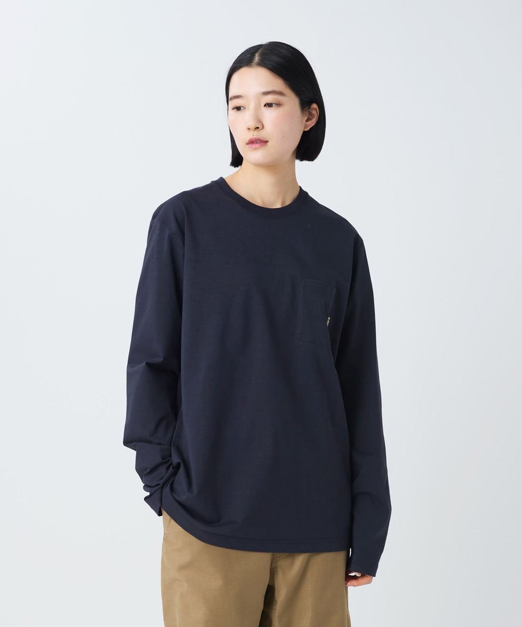 Snow Peak Trad Label Sunset Plating L/S T-Shirt