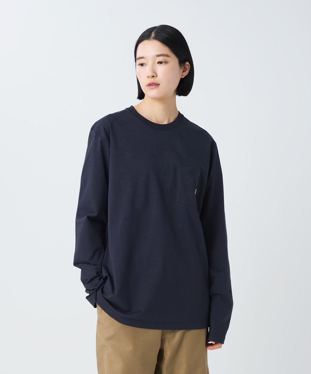 Snow Peak Trad Label Sunset Plating L/S T-Shirt