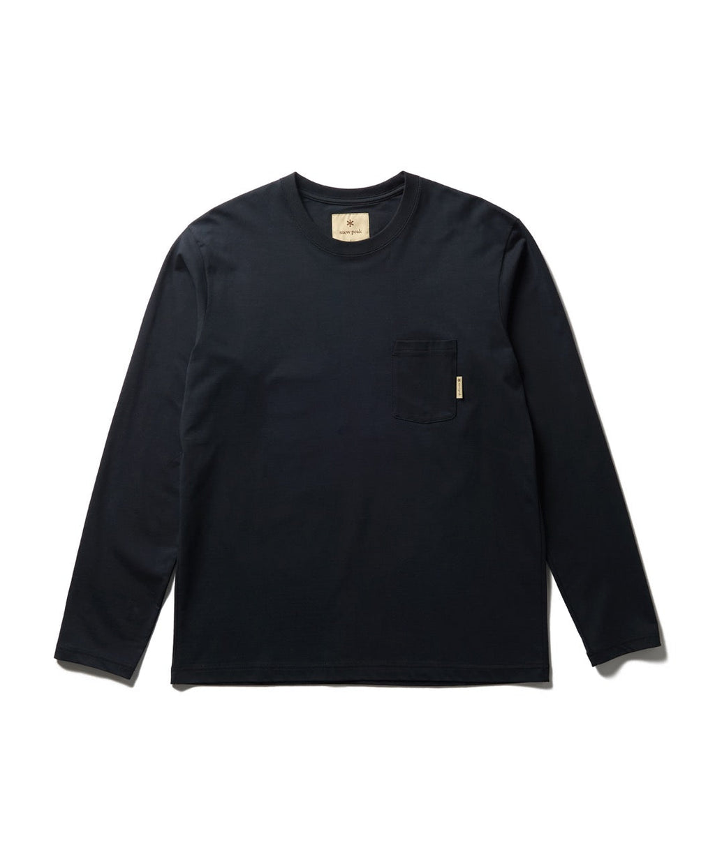Snow Peak Trad Label Sunset Plating L/S T-Shirt