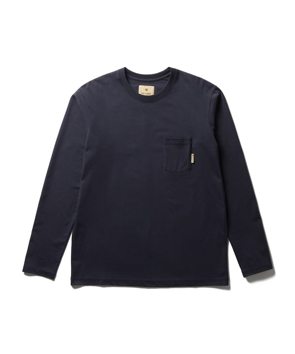 Snow Peak Trad Label Sunset Plating L/S T-Shirt