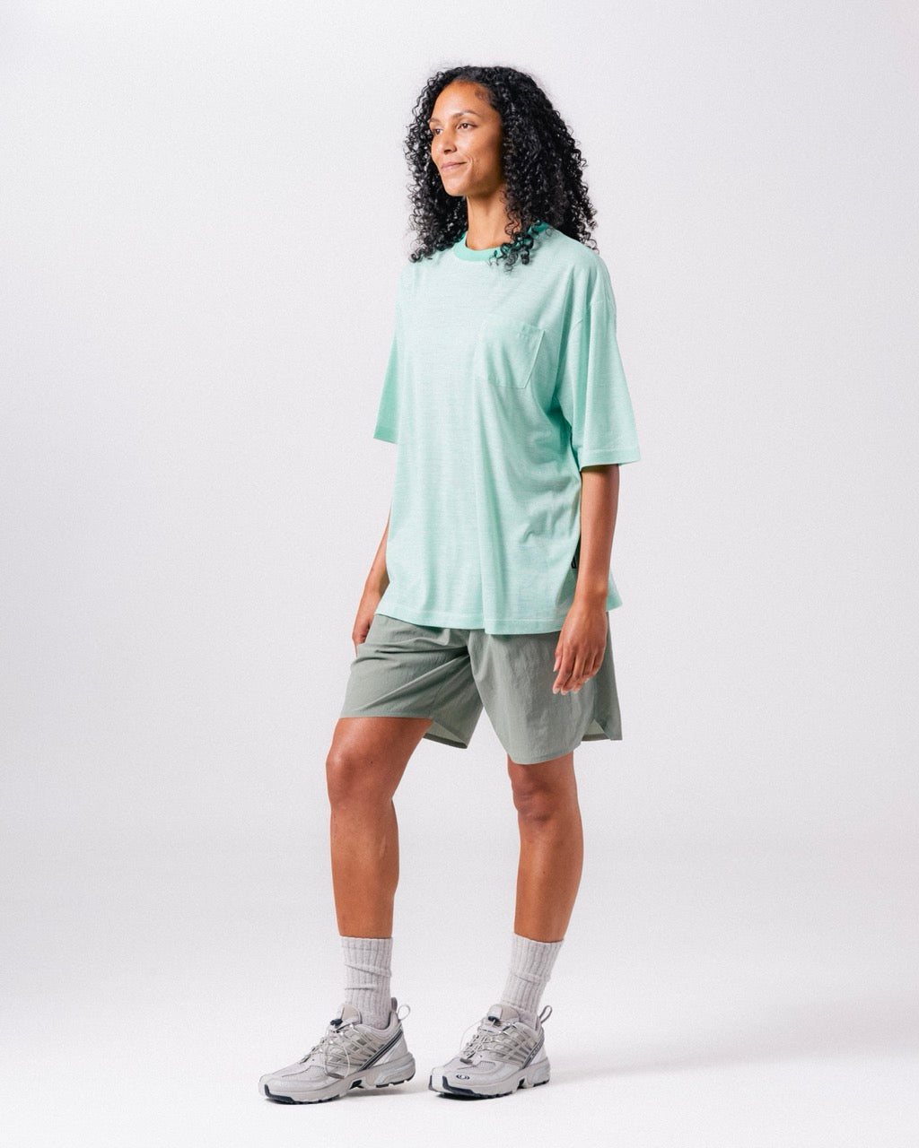 Snow Peak Summer Wool Stripe T-Shirt