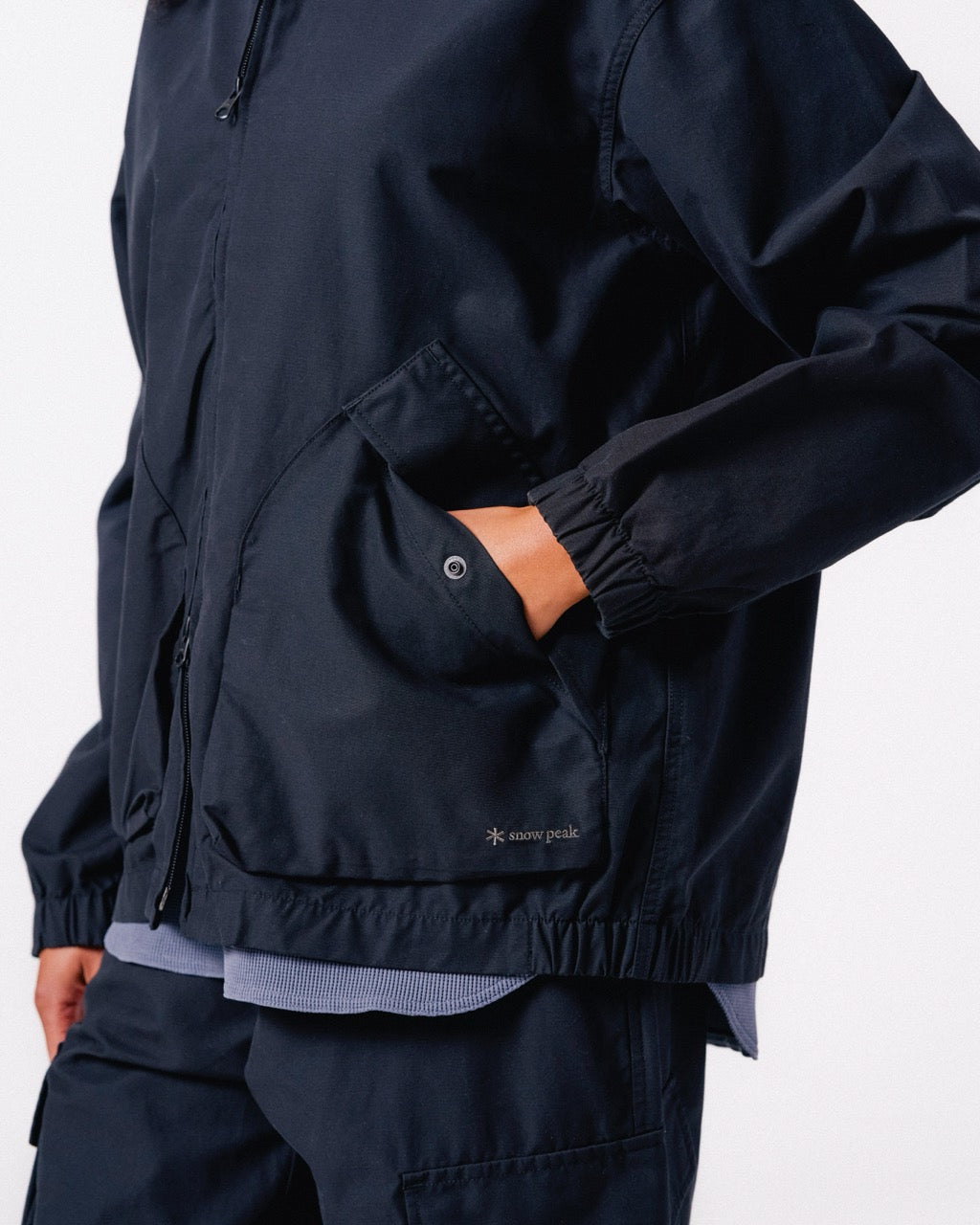 Snow Peak Light Dobby Cloth Harrington Jacket