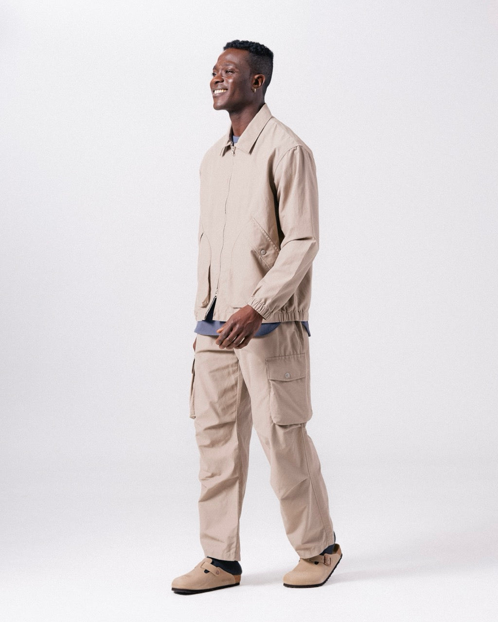 Snow Peak Light Dobby Cloth Harrington Jacket