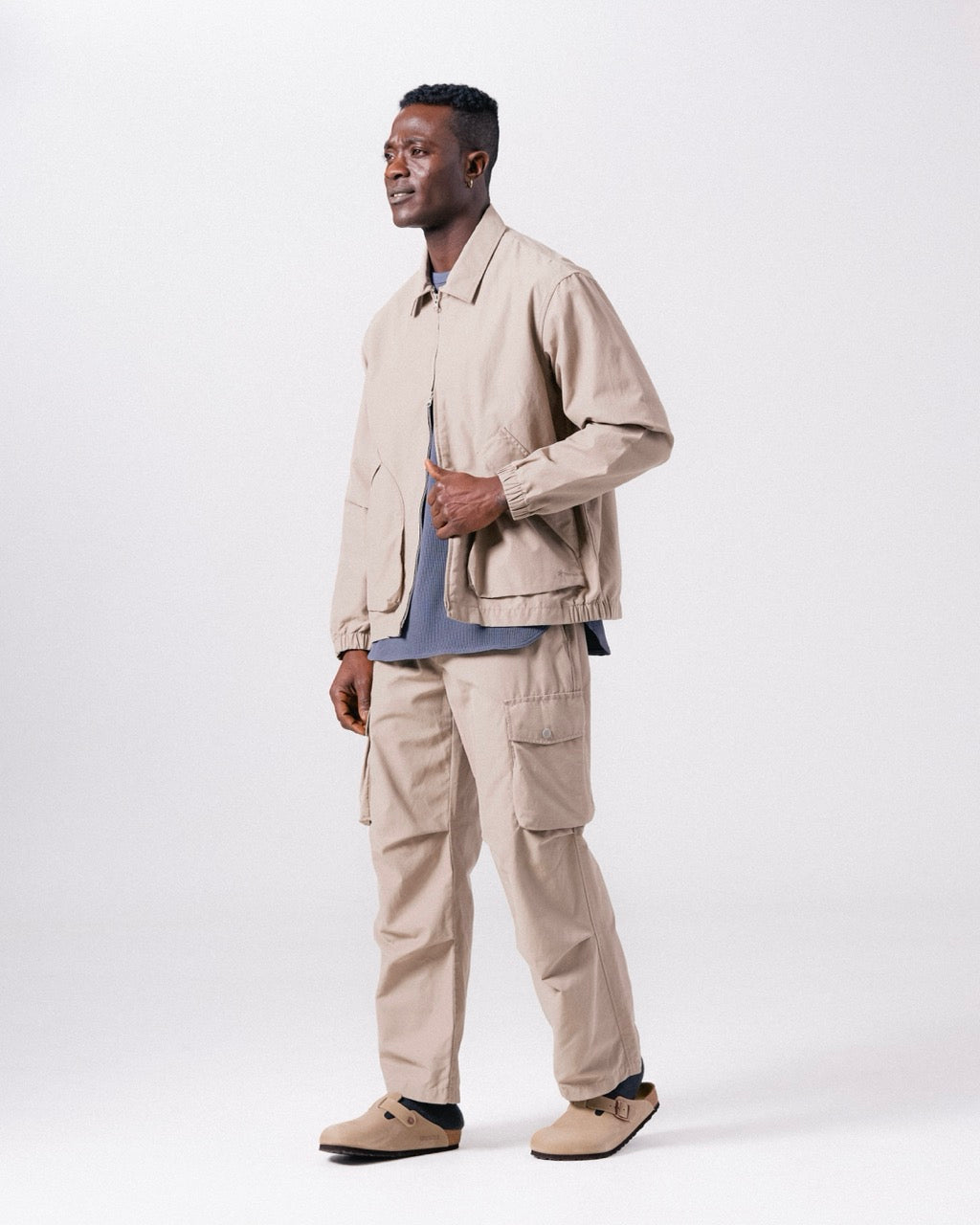 Snow Peak Light Dobby Cloth Harrington Jacket