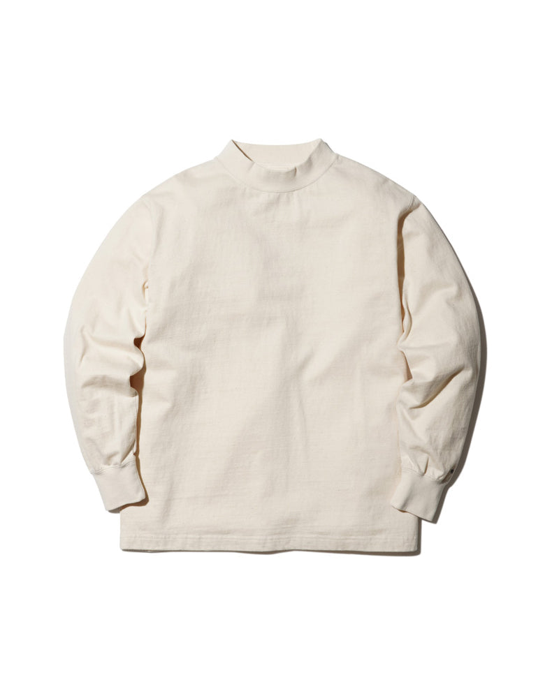 Snow Peak Recycled Cotton Mockneck Long Sleeve T-Shirt