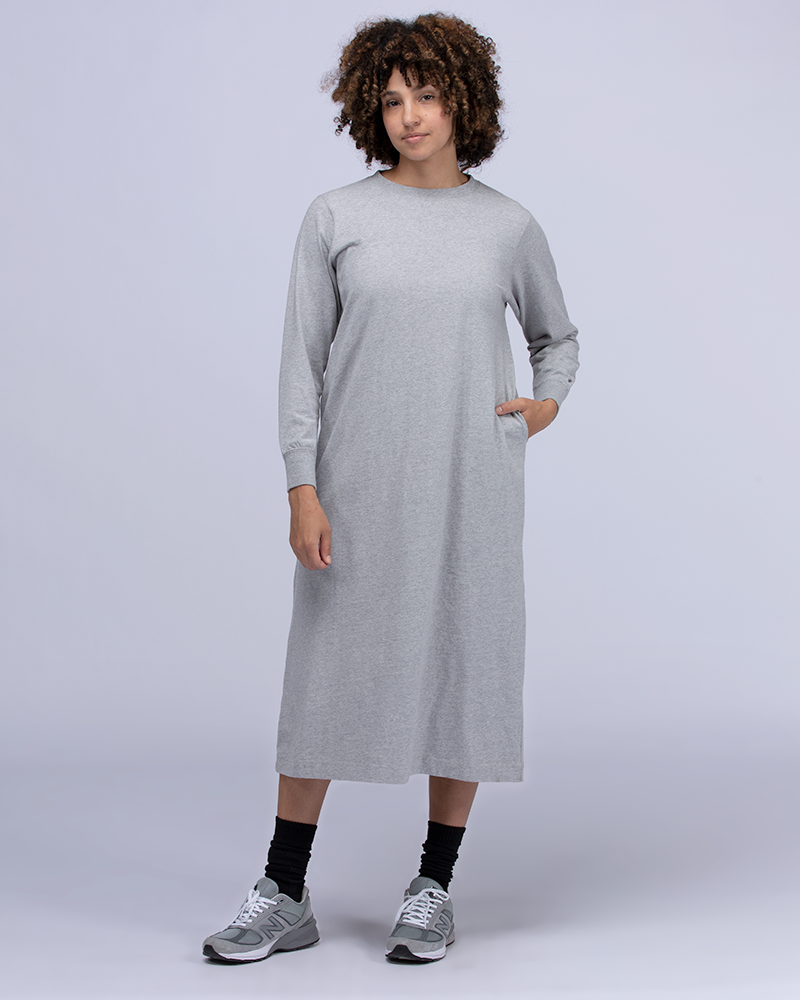 Snow Peak Recycled Cotton Long Sleeve Dress