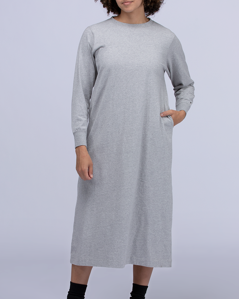 Snow Peak Recycled Cotton Long Sleeve Dress