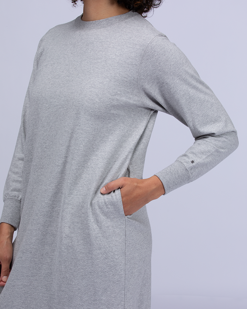 Snow Peak Recycled Cotton Long Sleeve Dress