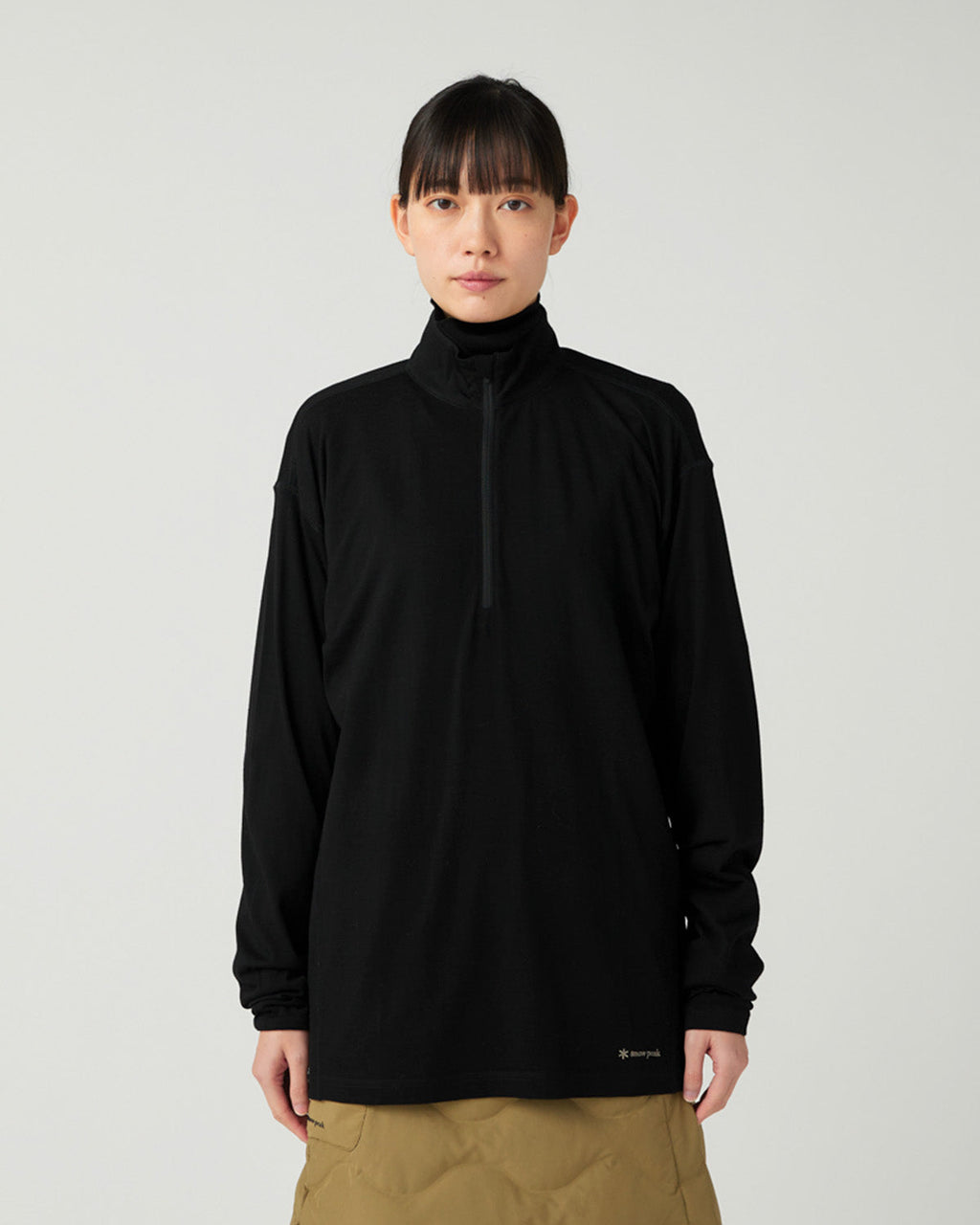 Snow Peak Merino Wool Half Zip Pullover