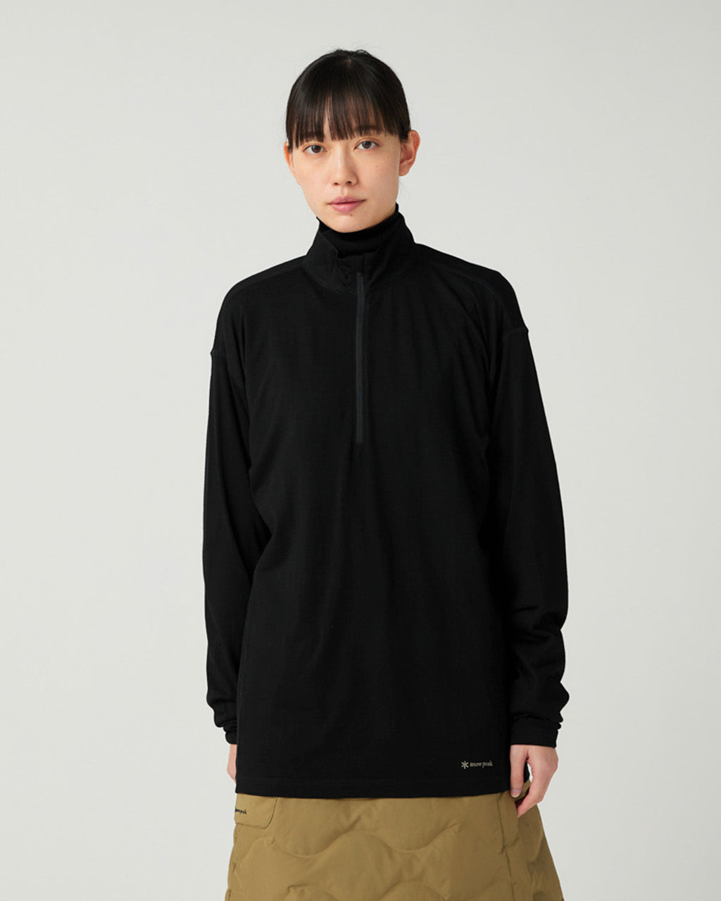 Snow Peak Merino Wool Half Zip Pullover