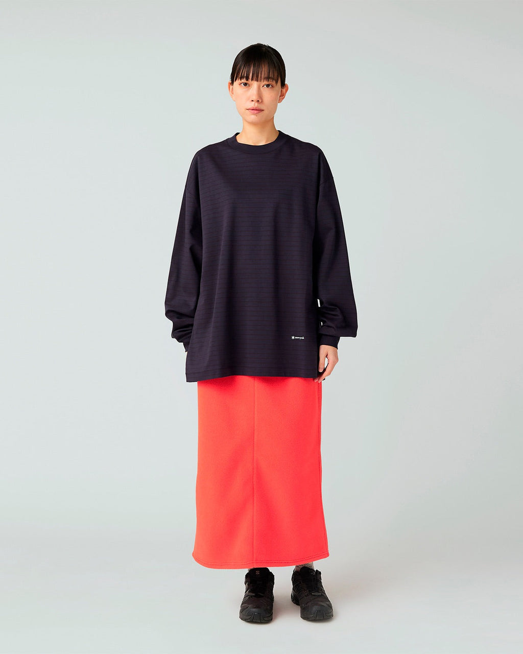 Snow Peak Organic Cotton Mercerized Border L/S T-Shirt
