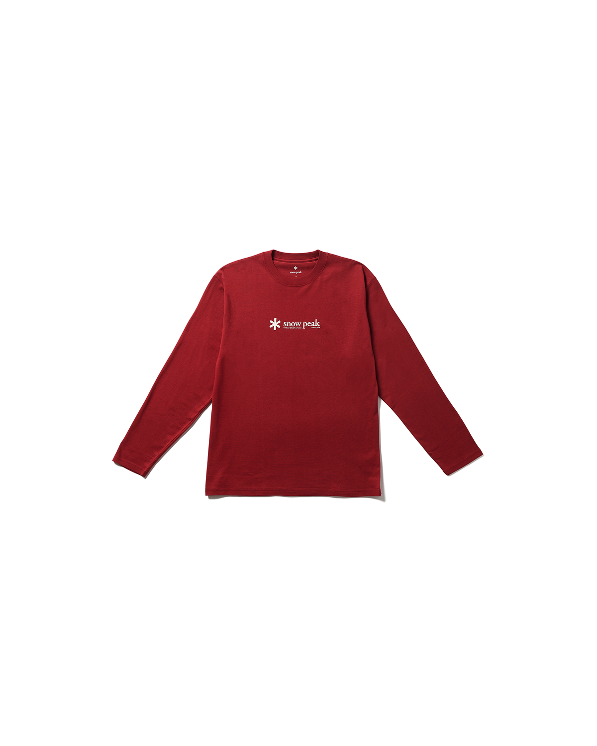 Snow Peak Soft Cotton Logo Long Sleeve T-Shirt