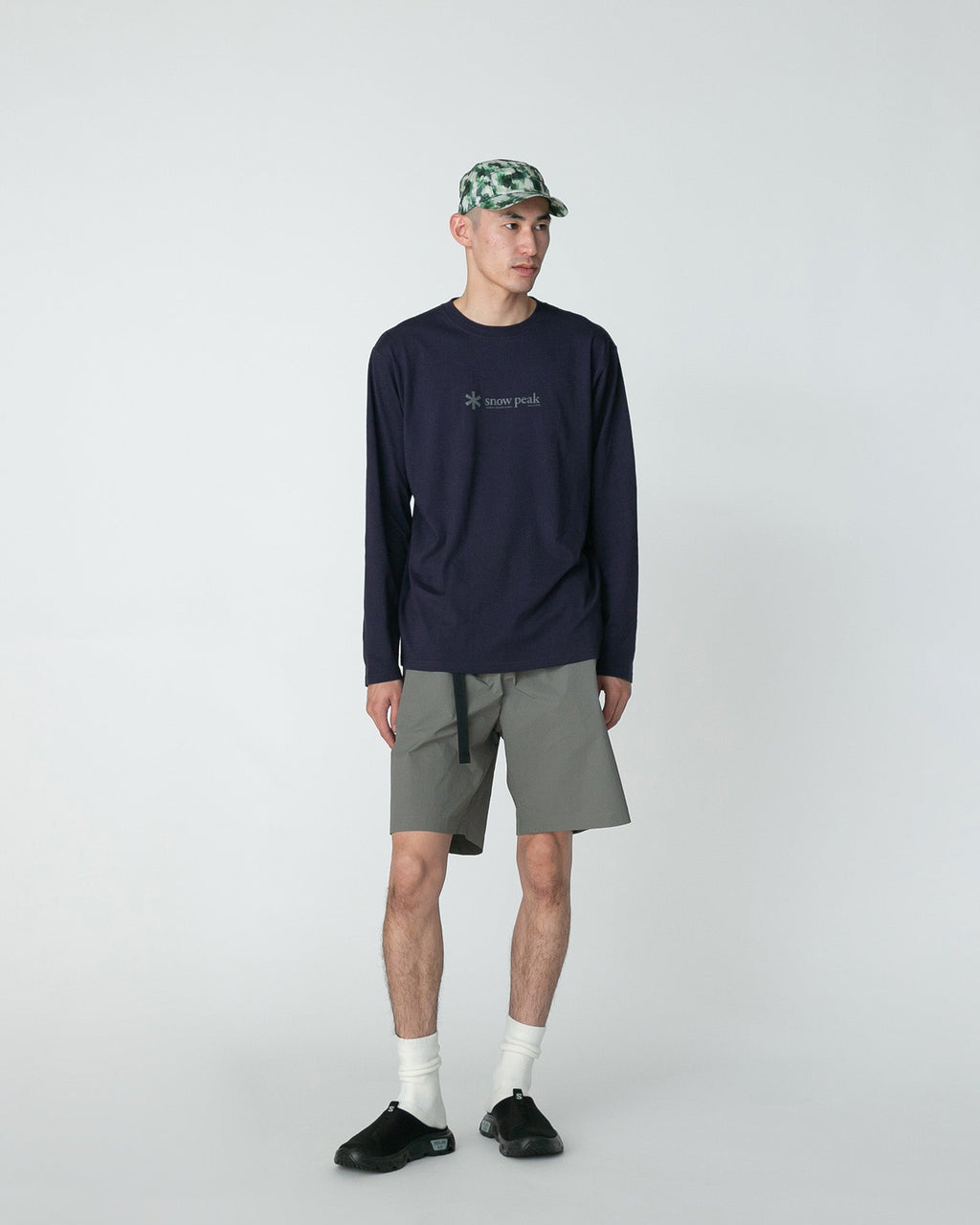 Snow Peak Soft Cotton Logo Long Sleeve T-Shirt