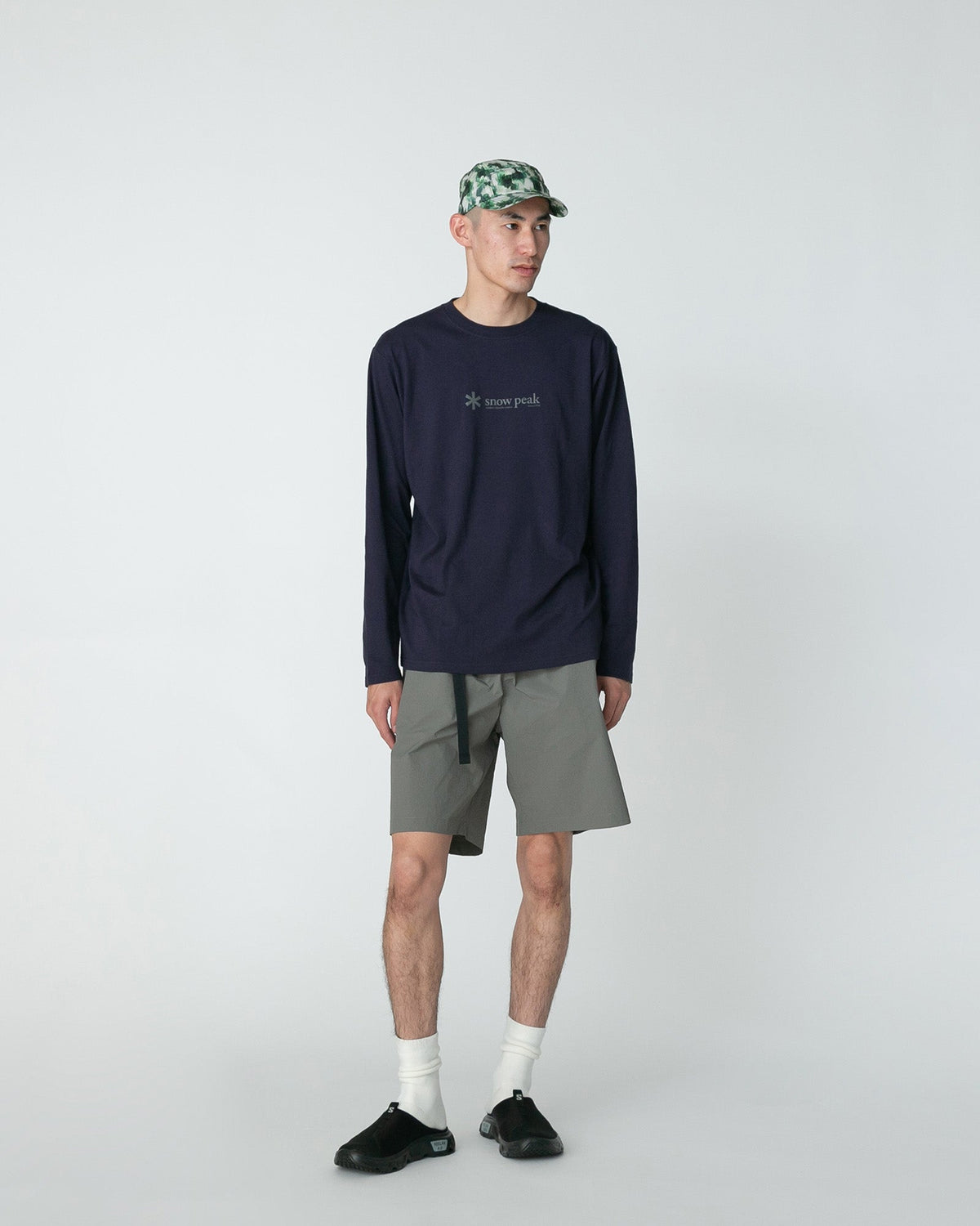 Snow Peak Soft Cotton Logo Long Sleeve T-Shirt