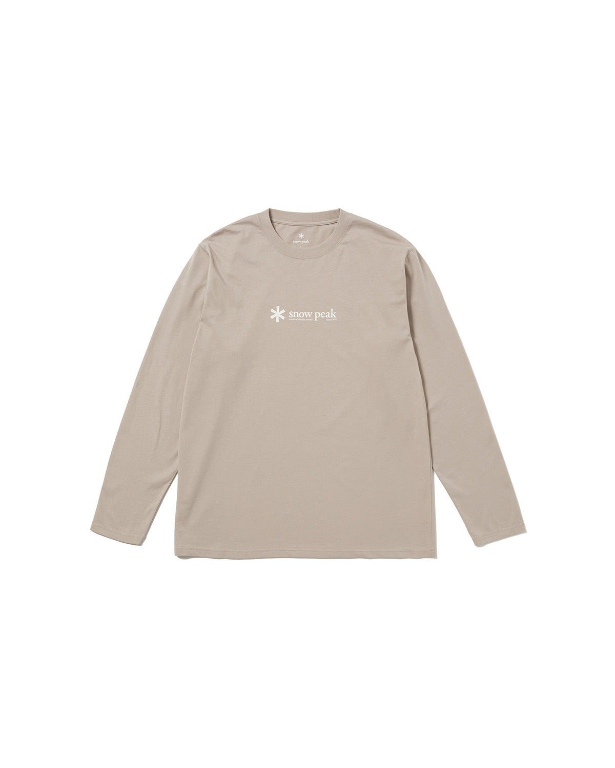 Snow Peak Soft Cotton Logo Long Sleeve T-Shirt
