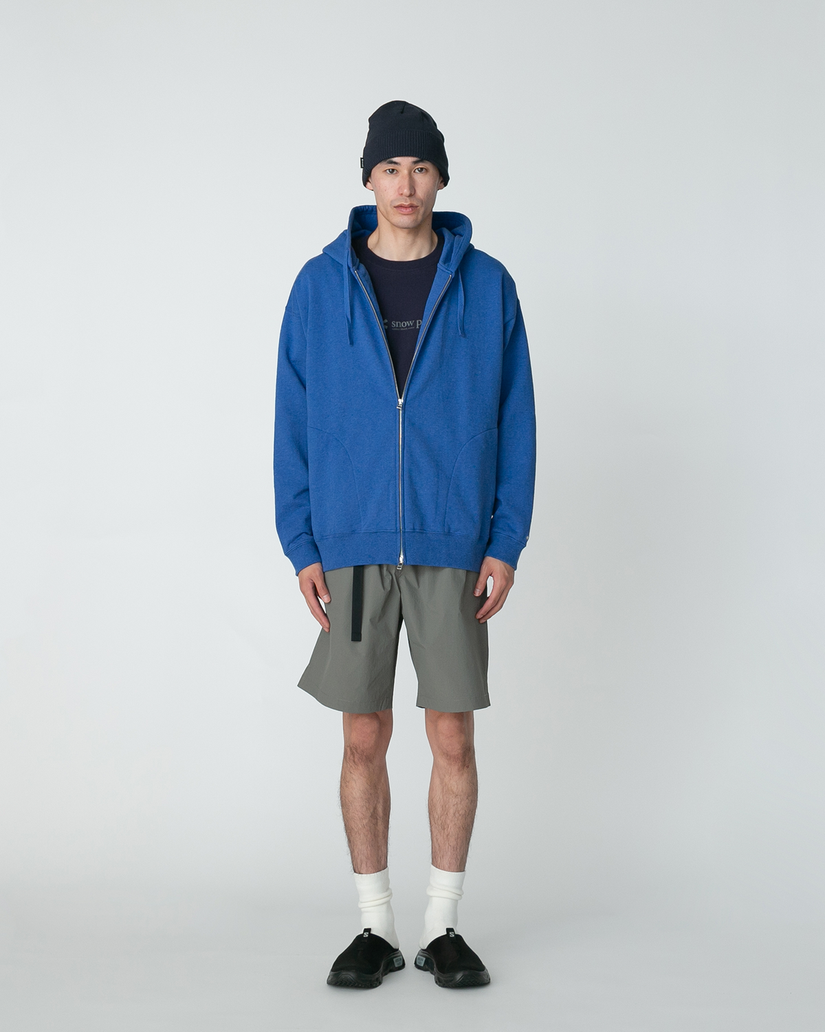 Snow Peak Recycled Cotton Zip-Up Hoodie