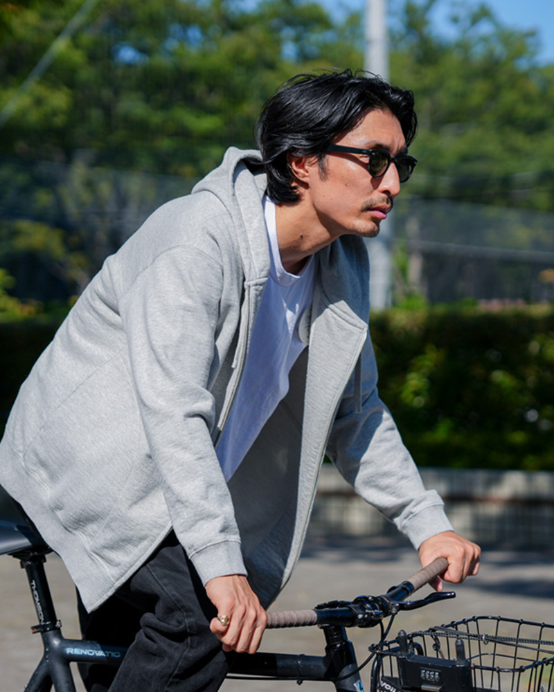 Snow Peak Recycled Cotton Zip-Up Hoodie