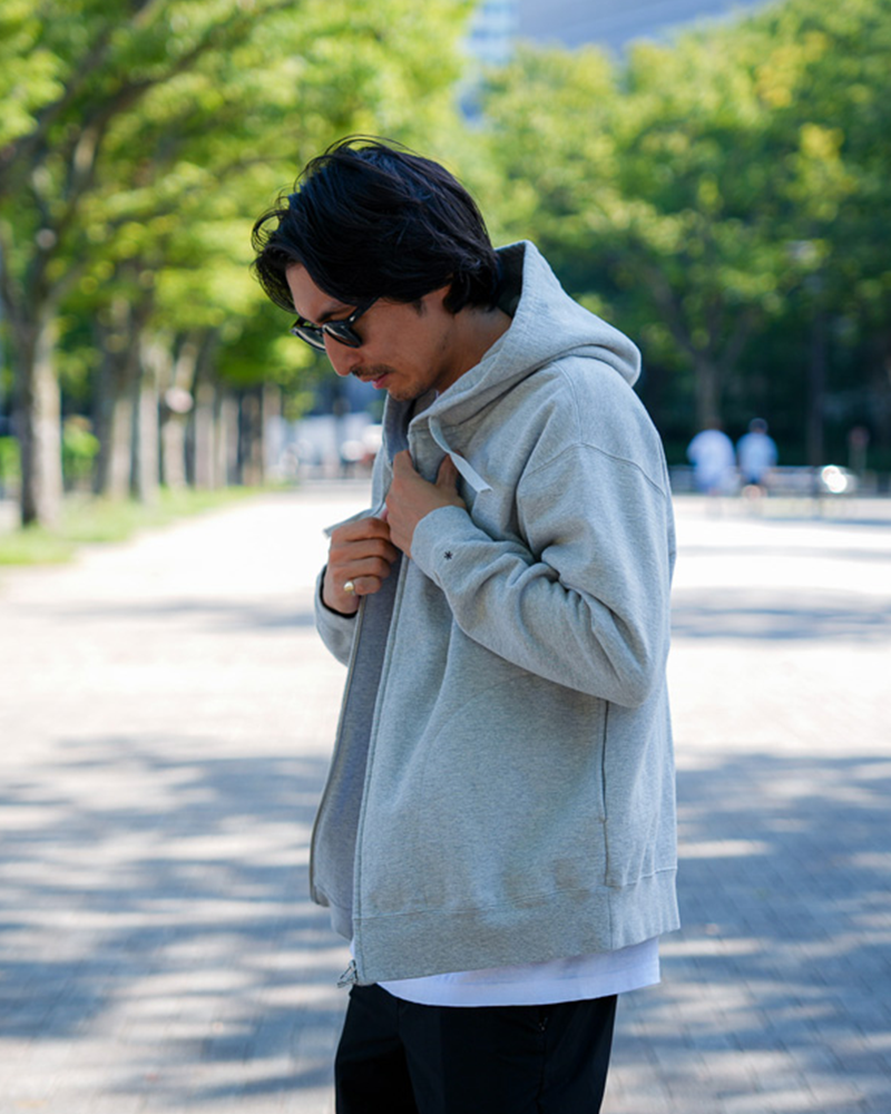 Snow Peak Recycled Cotton Zip-Up Hoodie