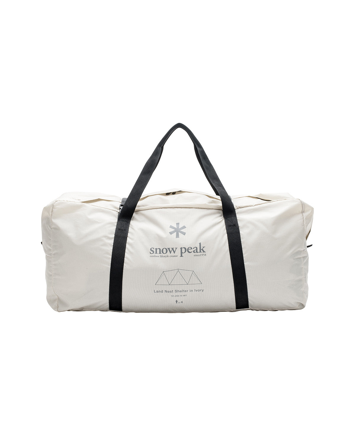 Snow Peak Land Nest Shelter in Ivory