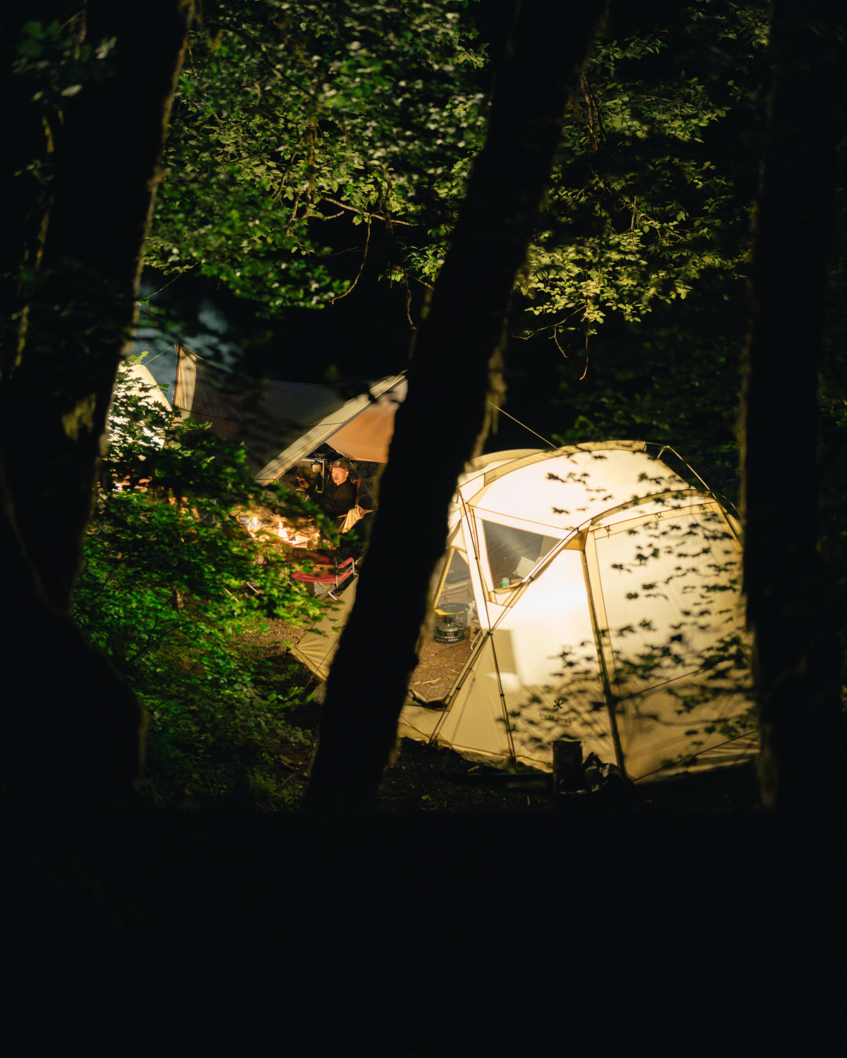 Snow Peak Living Shell in Ivory