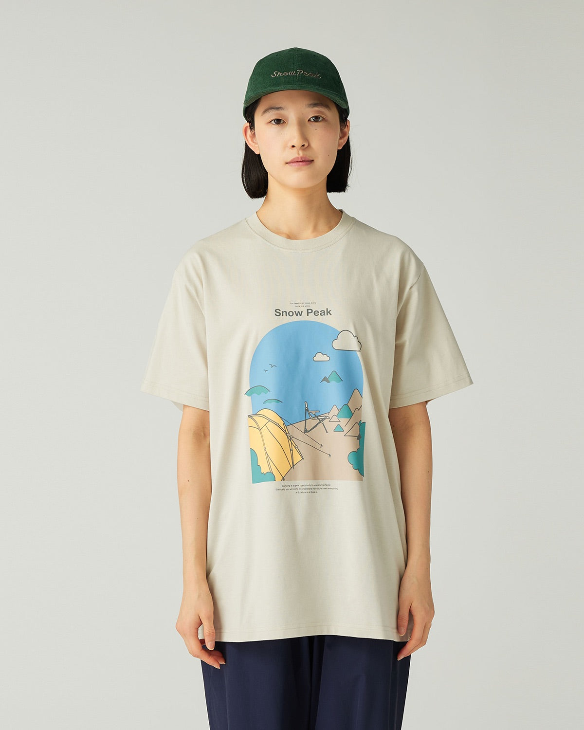 Snow Peak Camping Graphic T-Shirt