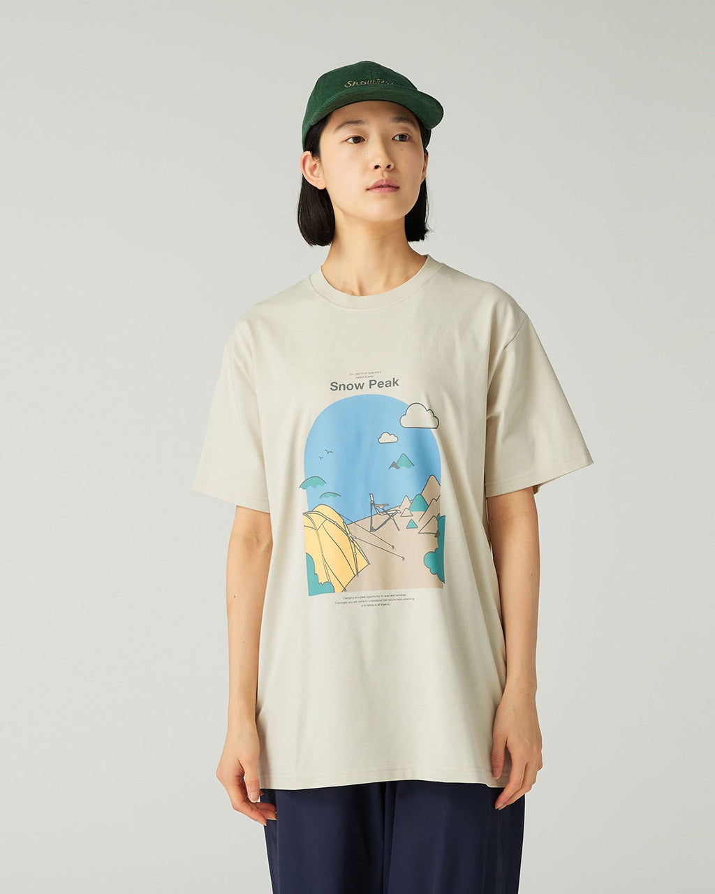 Snow Peak Camping Graphic T-Shirt