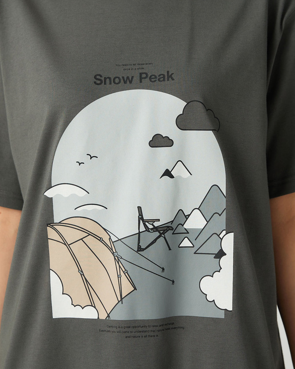 Snow Peak Camping Graphic T-Shirt