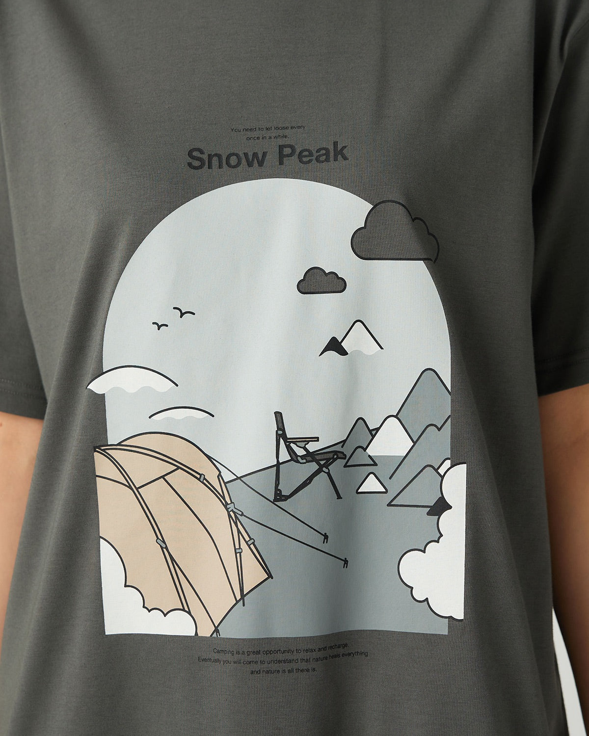 Snow Peak Camping Graphic T-Shirt
