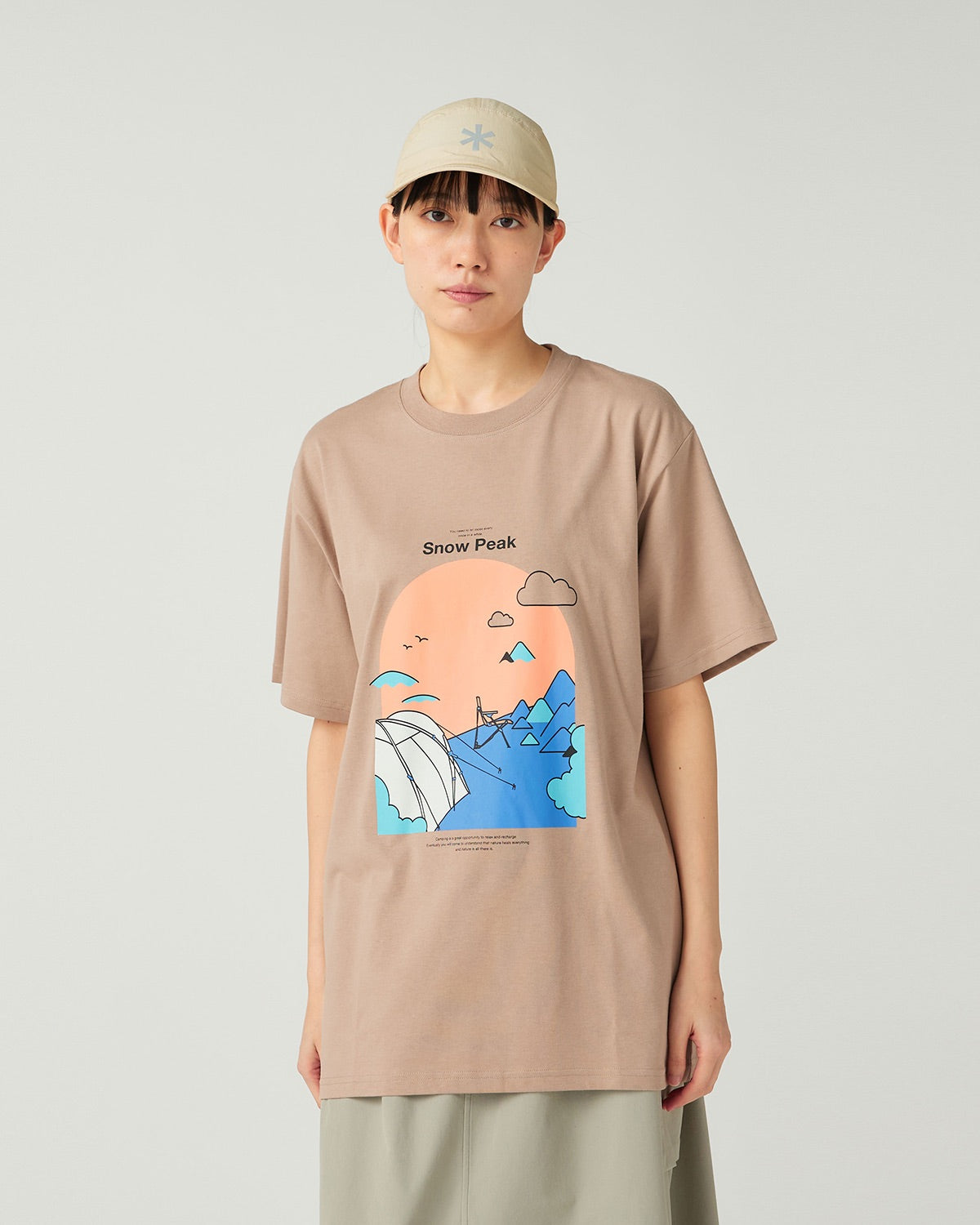 Snow Peak Camping Graphic T-Shirt