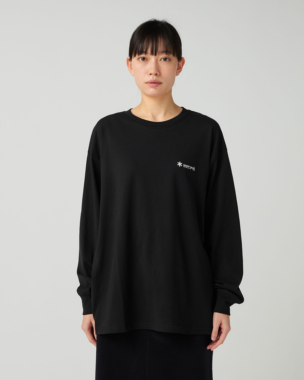 Snow Peak Soft Cotton Relaxed Logo L/S T-Shirt