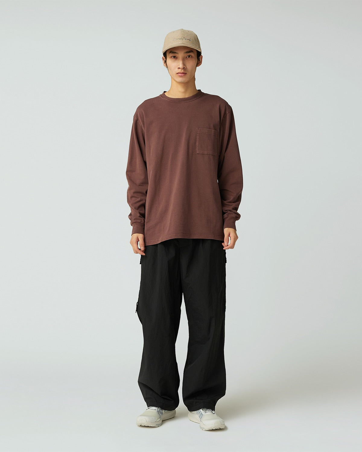 Snow Peak Garment Dyed L/S T-Shirt