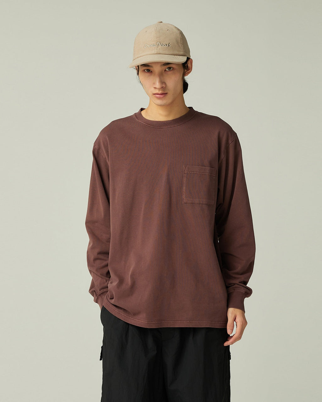 Snow Peak Garment Dyed L/S T-Shirt