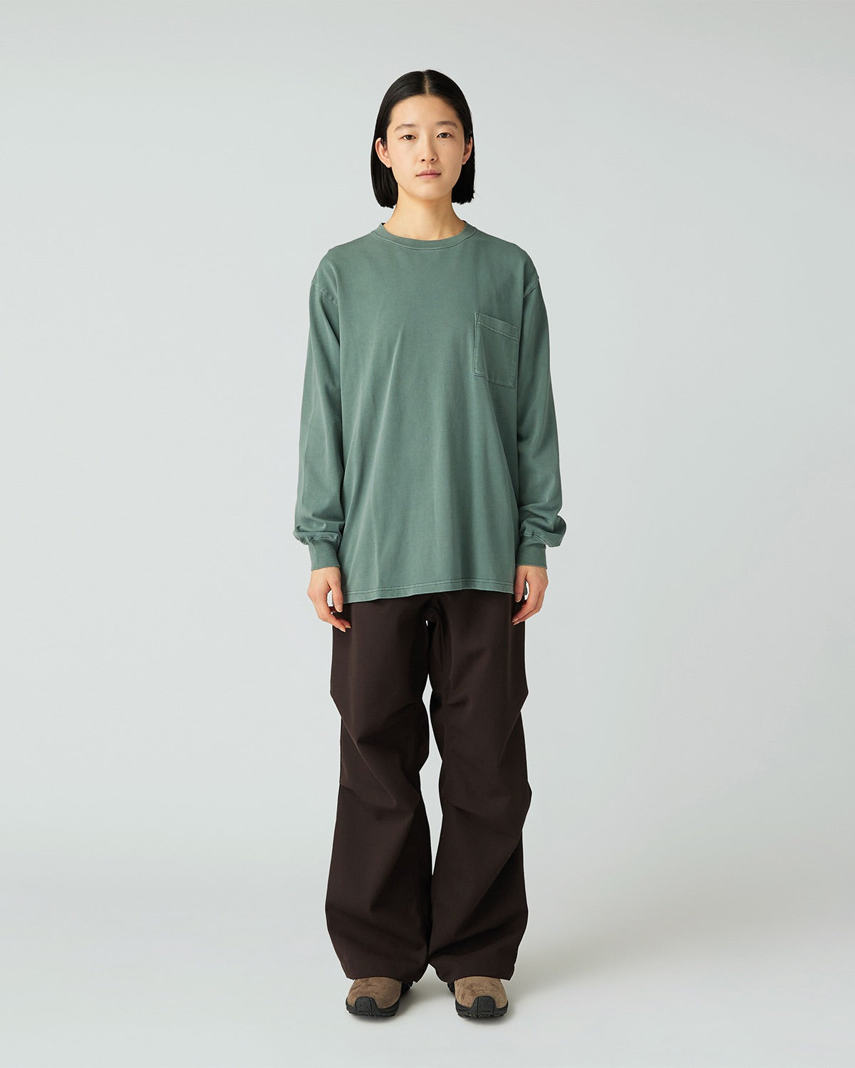 Snow Peak Garment Dyed L/S T-Shirt
