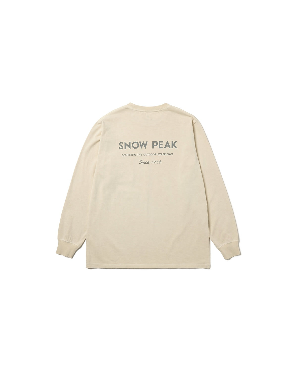 Snow Peak Garment Dyed L/S T-Shirt