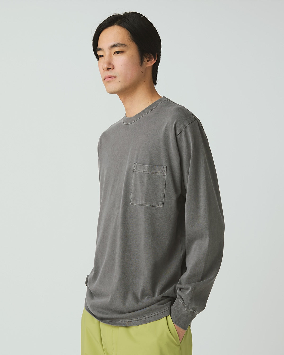 Snow Peak Garment Dyed L/S T-Shirt