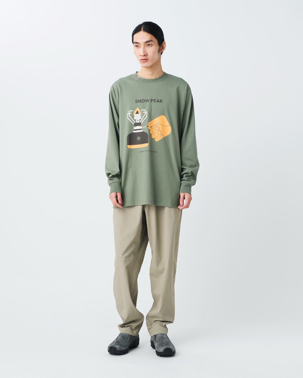 Snow Peak Enjoy Camping L/S T-Shirt
