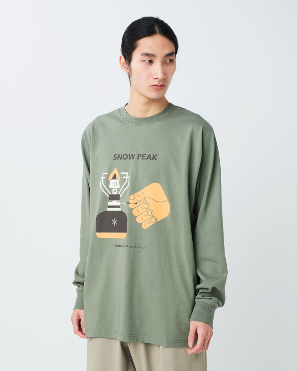Snow Peak Enjoy Camping L/S T-Shirt