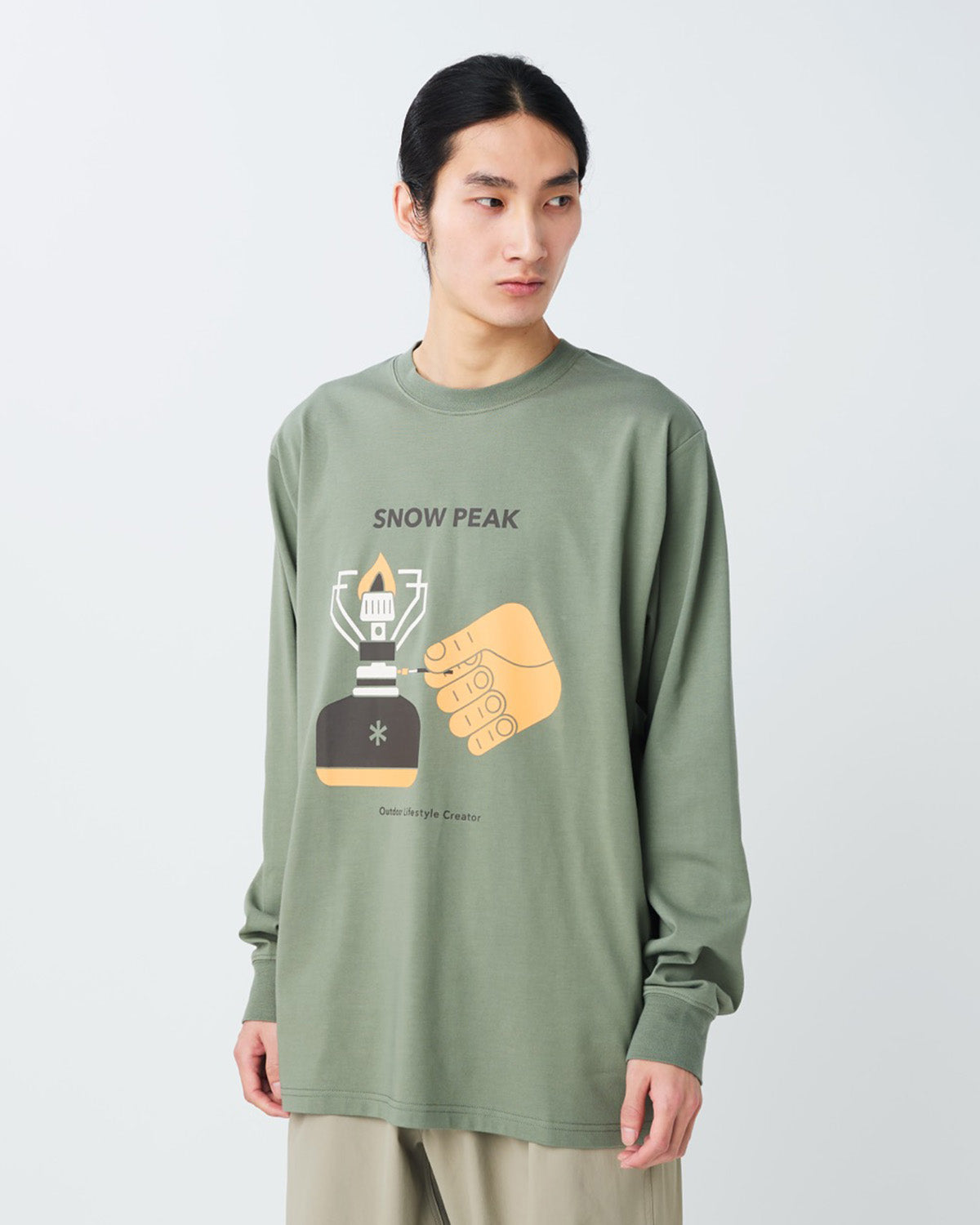 Snow Peak Enjoy Camping L/S T-Shirt