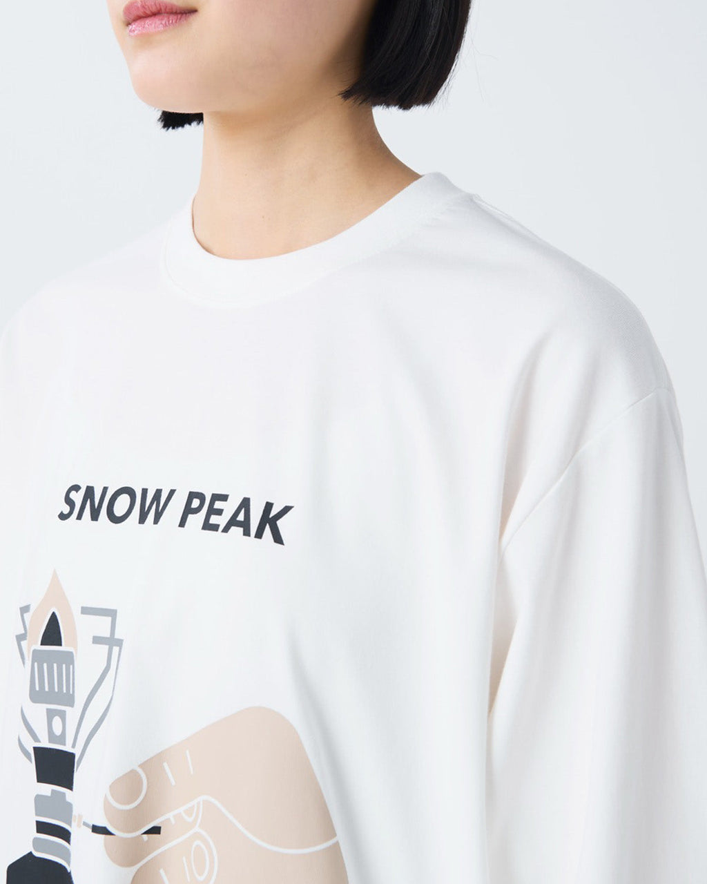 Snow Peak Enjoy Camping L/S T-Shirt